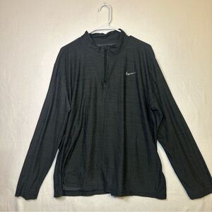 Nike Superset Long‎ Sleeve 1/4 Zip Training Top Dri-fit Men's - Gray - Size XL
